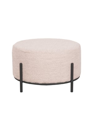 LABEL51 - Poefs Troy - Beige - 58x58x34cm