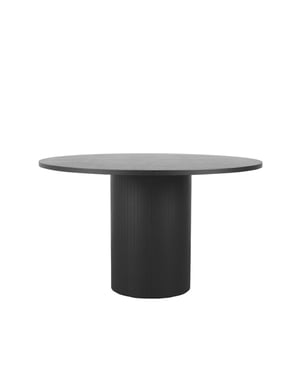 LABEL51 - Eetkamertafel Oliva - Zwart - 130x130x75cm