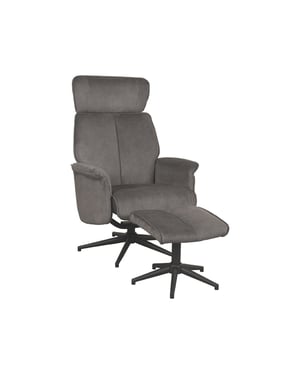 LABEL51 - Fauteuil Verdal - Grijs - 79x77x109cm