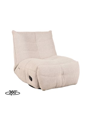 LABEL51 - Fauteuil Take It Easy - Beige - 104x84x94cm