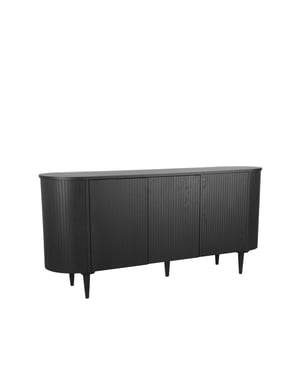 LABEL51 - Dressoir Oliva - Zwart - 47x180x85cm