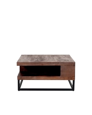LABEL51 - Salontafel Cube - Bruin - 80x80x40cm