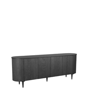 LABEL51 - Dressoir Oliva - Zwart - 47x220x85cm