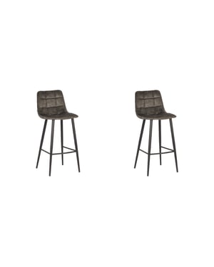 LABEL51 - Barstoel Jelt - Hunter - 48x45x107cm - Set van 2