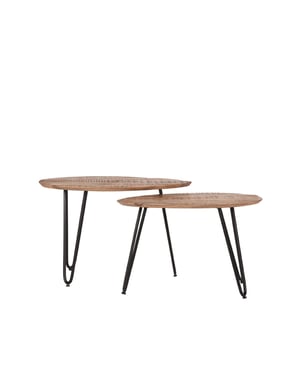 LABEL51 - Salontafel Frisk - Bruin - 43x68x44cm