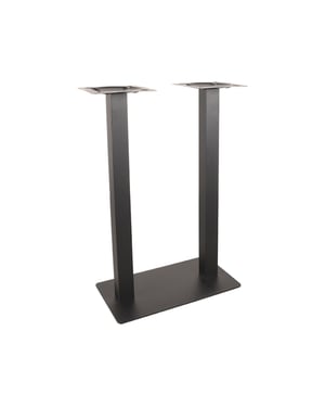 LABEL51 - Bartafel Tafelpoot Dubbel - Zwart - 40x70x108cm
