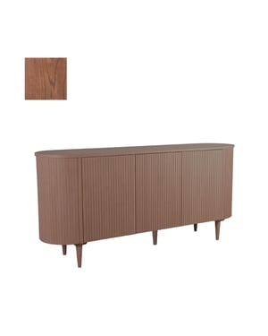 LABEL51 - Dressoir Oliva - Walnoot - 47x180x85cm