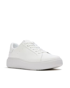 FitFlop Rtg leather lace up trainers