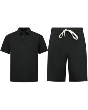 Enos Zomerset ribbed oversized polo shirt