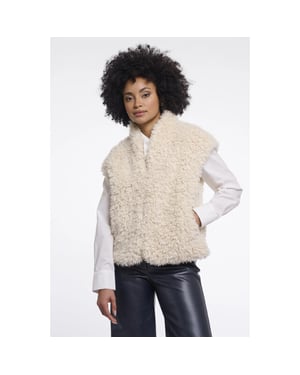 Rino & Pelle Freya.7002611 rino en pelle waistcoat birch
