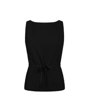 Neo Noir nassa linen top 165623 100 black