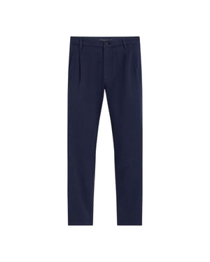 Tommy Hilfiger Chinos för män med avsmalnande byxor (Blå)