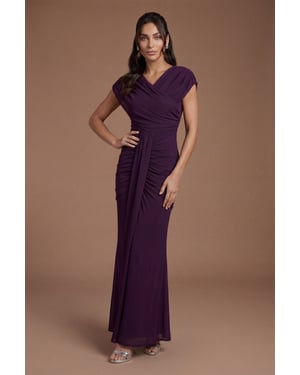 Wrap Front Contour Collective Bridesmaid Dress