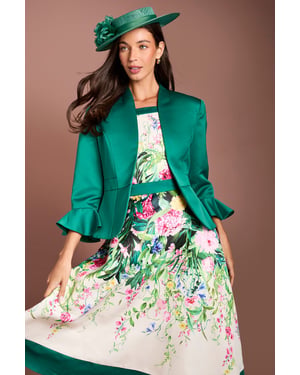 Lisa Tan Flared Cuff Layering Jacket