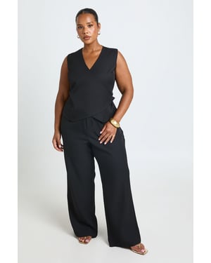 Plus Lace up Back Waistcoat