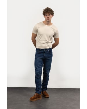 Slim Fit Middelhoge Spijkerbroek