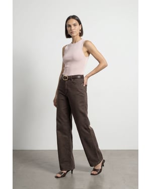 Hoge Taille Wijde Jeans