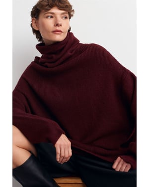 Oversized Geribbelde Coltrui