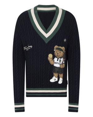 V-Neck Pullover Plein Tennis Love