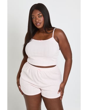 Plus Pointelle Cami Pyjama Top