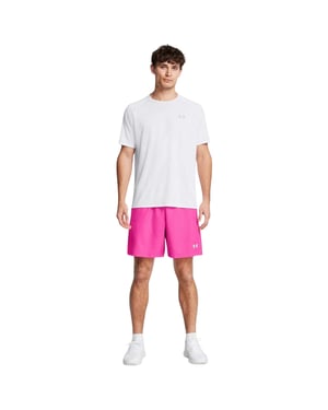 Under Armour Heren HalfBack Shorts met reliëf (Roze)