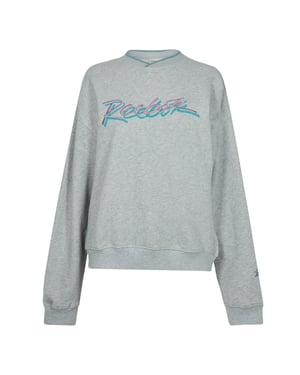 Reebok Kvinnor/Damer Crop Sweatshirt (Ljusgrått ljummet)