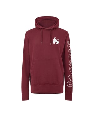 Money Heren Logo Polycotton Hoodie (Rood)