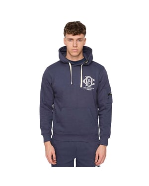 Duck and Cover Heren Randolph Hoodie (Marine)