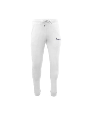 Aquascutum Uniseks Slim Joggers met koord voor volwassenen (Wit)