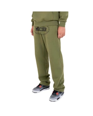 Mercier Heren Maison Regular Joggers (Kaki Groen)