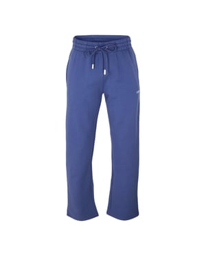Off White Unisex Pijl Rechte Pijp Regular Sweatbroek voor Volwassenen (Donkerblauw/Wit)