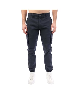 Duck and Cover Heren Chemmer Geweven Joggers (Marine)