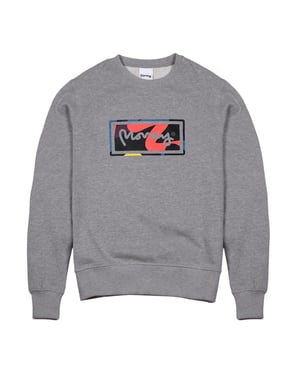 Money Uniseks geborduurd logosweatshirt voor volwassenen (Grijze Melange)