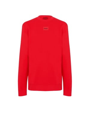 Hugo Heren Diragol Sweatshirt met ronde hals (Rood)