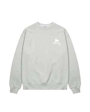 Money Unisex Adult Combo Ape Katoen Crew Hals Regular Sweatshirt (Babyblauw)