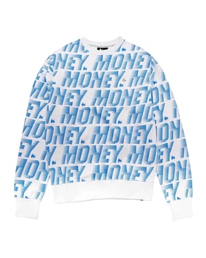 Money Unisex volwassen Zoom Ape Sweatshirt met ronde hals (Blauw)