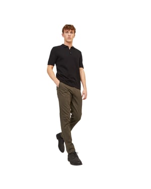 Jack And Jones Heren Marco Bowie Chino (Donkerbruin)