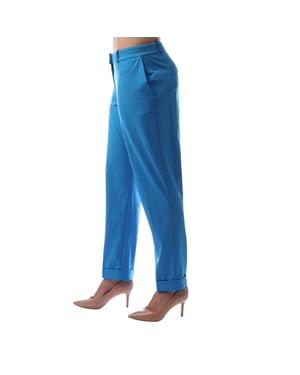 Boss Dames/Dames Effen Rechte Chino (Helder Blauw)