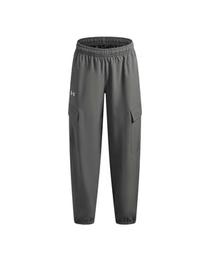 Under Armour Kinder/Kids Rival Fleece Cargo Joggingbroek (Groen/Wit)