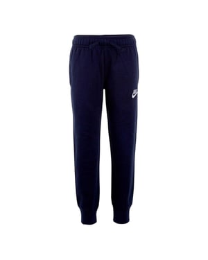 Nike Joggingbyxor med logo i fleece för barn/ungdomar (Marinblått)