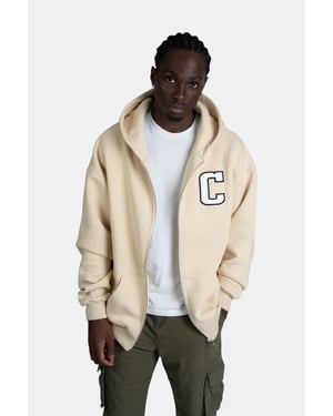 Crystal Paris Oversized zip-hoodie Patch