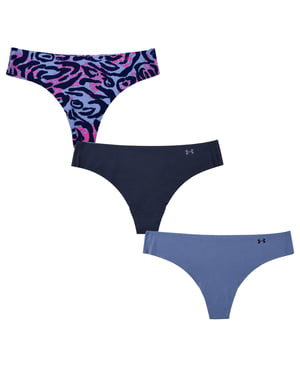 Under Armour 3-Pack PS Womens Multicolour Thong