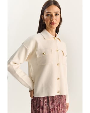 Polo Kraag Cardigan
