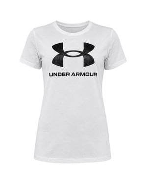 Under Armour Live Sportstyle Graphic Womens White T-Shirt