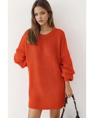 Oversized Lange Pasvorm Trui