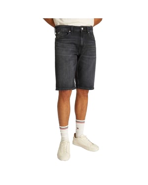 Tommy Jeans Heren Ronnie Denim Korte Broek (Zwarte denim)
