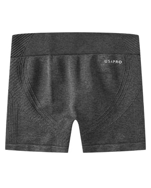 USA Pro Kinderen/Kinderen Naadloze Wielershorts (Houtskool)