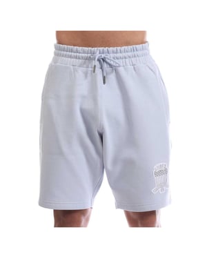Avirex Heren Fleece Sweat Shorts (Licht Blauw)