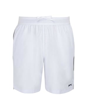Slazenger Heren Tech Contrast Tennisshort (Wit)