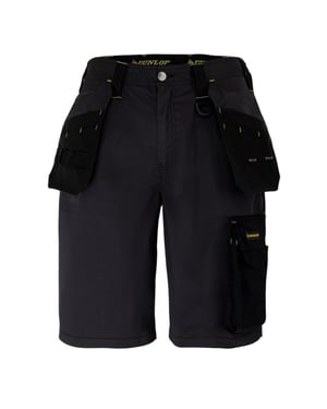 Dunlop Heren Werkshorts (Houtskool/zwart)